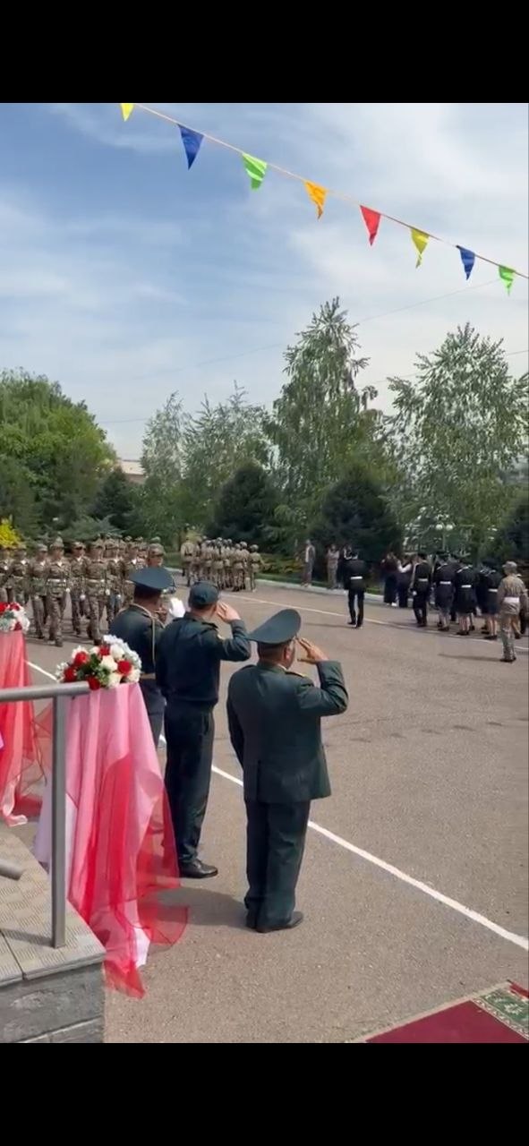 «Ұлы дала ұландары» атты саптық шеру байқауы өткізілді